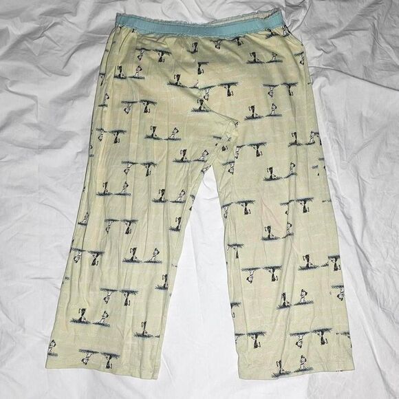 Vintage 2007 y2k don't lose your head funny capri pj's - Picture 1 of 5